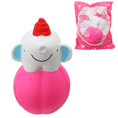 Yunxin Squishy Elephant Soft Toy 14Cm Slow Rising with Packaging Collection Gift Soft Toy