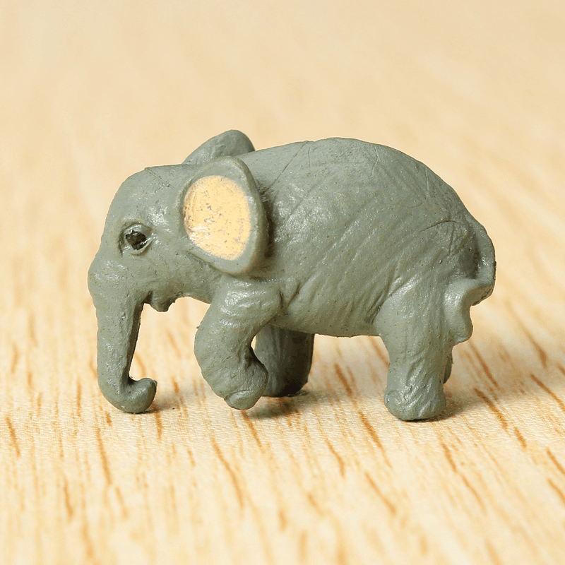 Tiny Q 2.8CM Elephant Mini Ornament Furnishing Articles