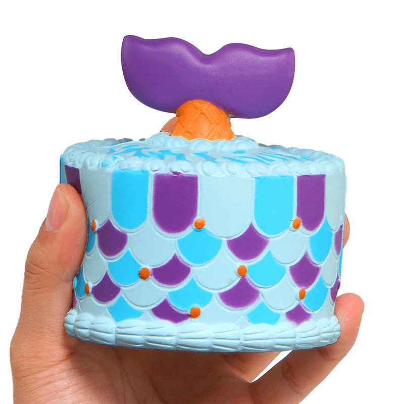 Niedlicher Einhorn-Kuchen-Squishy, ​​11 x 10 cm, super langsam aufsteigender Squeeze-Creme-Duft, Originalverpackung