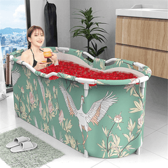 46X27.6X23.6 Inch Portable Bathtub Folding Water Tub Indoor Outdoor Room Adult Spa Foldable Bath Bucket