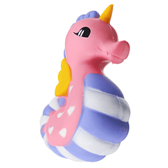 Unicornio Seahorse Squishy 15.5CM Lento Levantamiento Suave Perfumado Pan Pastel Llavero Niños Juguete