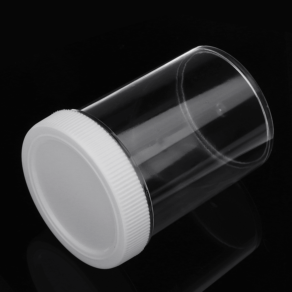 120ML White Cover Hard round Empty Bottle for Slime Crystal Mud DIY Handmade Accessories