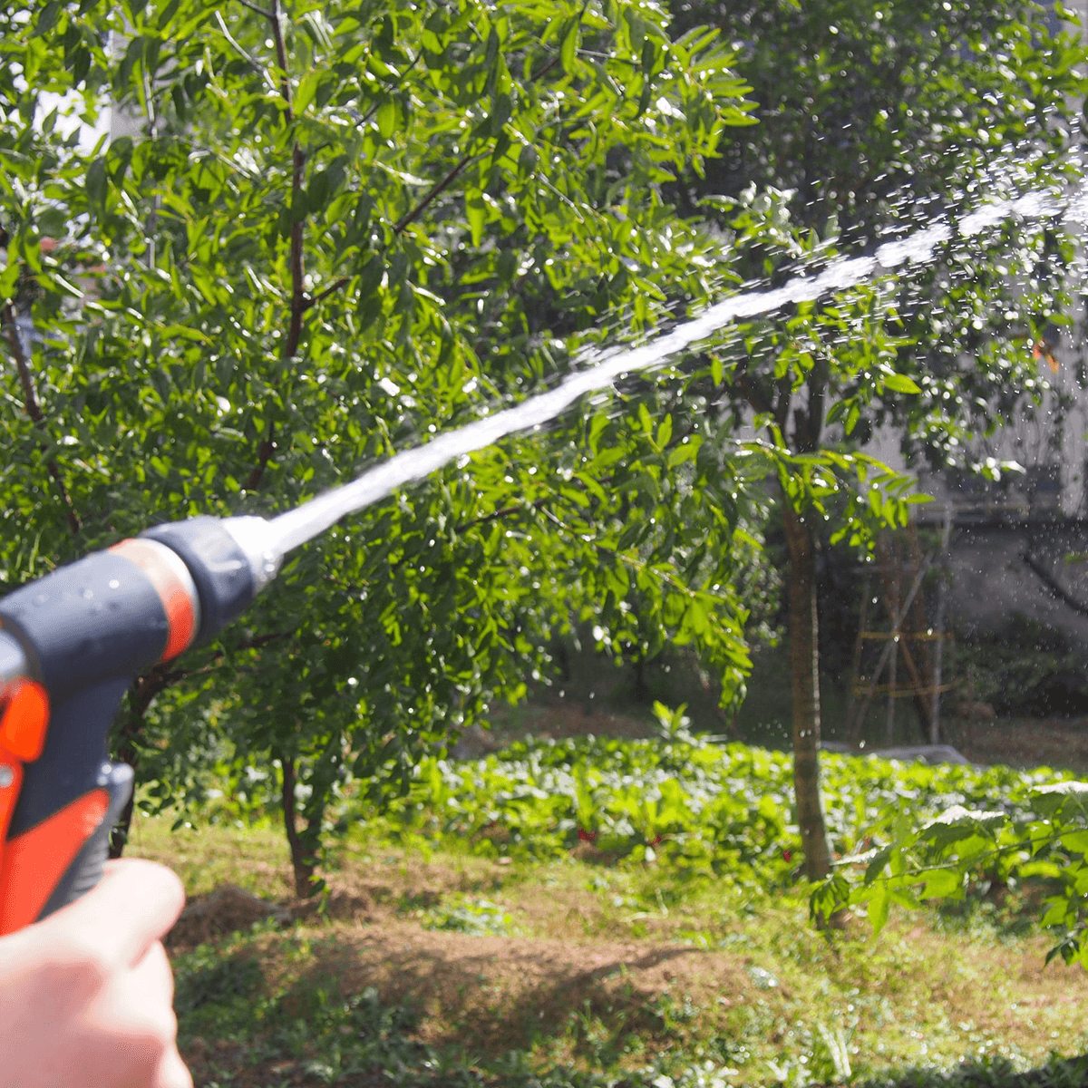 Garden Irrigation Spraying Gun Adjustable Portable High Pressure Sprinkler Nozzle Car Washing