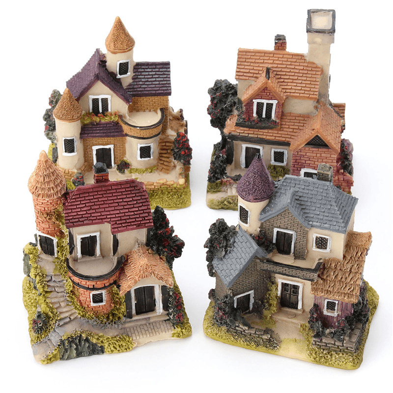 Puppenhaus-Miniatur-Set, Garten, Puppenhaus, Mikrolandschaft, DIY, Mini-Schloss, Modell, Spielzeug, Heimdekoration, Geschenk