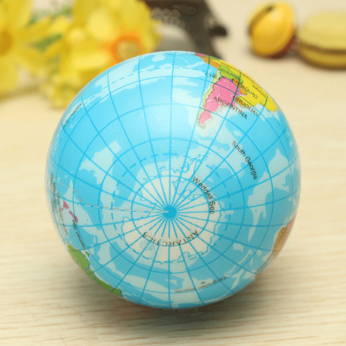 Erdkugel, Planet, Weltkarte, Schaumstoff, Stressabbau, Hüpfball, Geographie-Spielzeug