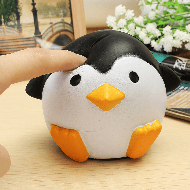 Squishy-Pinguin, 10 cm, langsam aufsteigendes, weiches, niedliches Kawaii-Tiere-Sammlungs-Geschenk-Dekor-Spielzeug