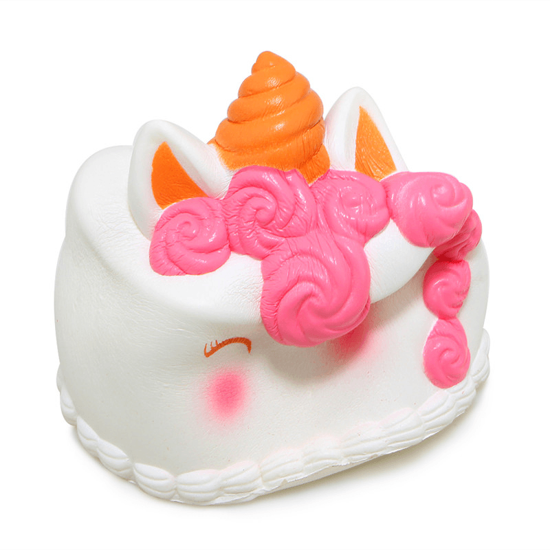 Niedlicher Einhorn-Kuchen-Squishy, ​​11 x 10 cm, super langsam aufsteigender Squeeze-Creme-Duft, Originalverpackung