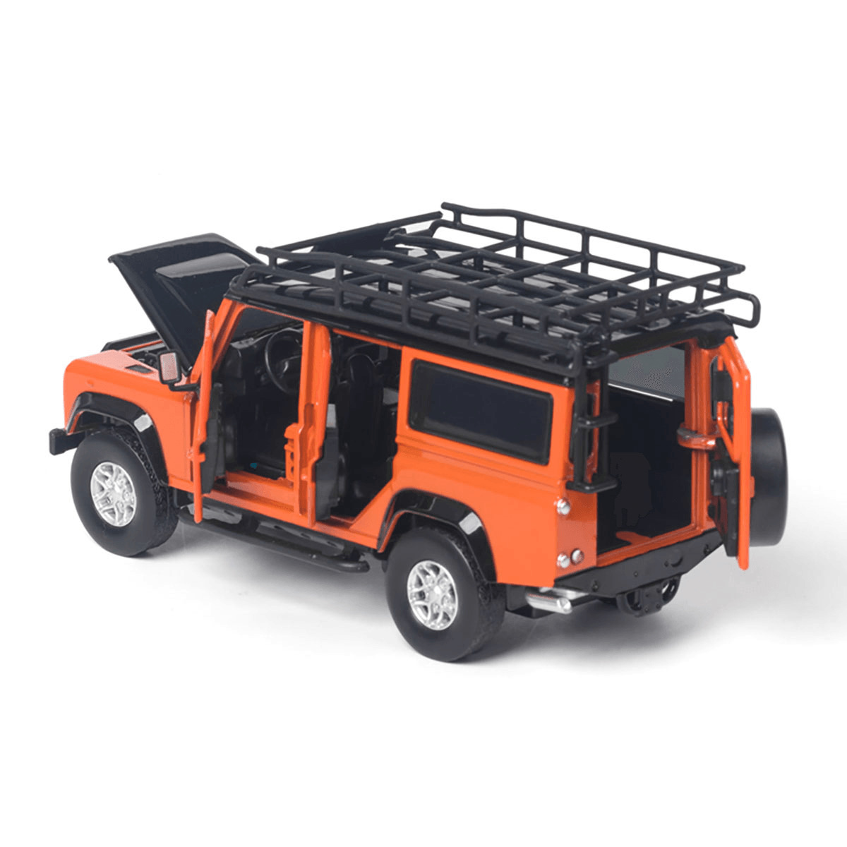 1:32 Legierung Land Rovers Defenders Hinterrad Zurückziehen Diecast Auto Modell Spielzeug mit Sound Licht für Geschenk Sammlung