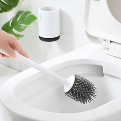 TPR Toilet Brush and Holder Cleaner Set Floor-Standing Bathroom Cleaning Brush Tool