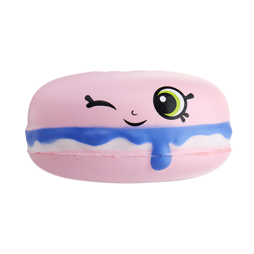 Meistoyland Squishy Burger Bread Soft Slow Rising Bun Kawaii Cartoon Toy Squeeze