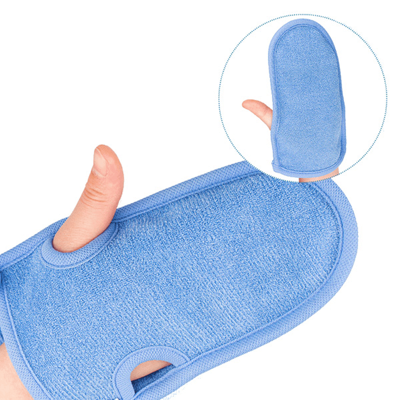 1PC Rub Bad Handtuch Handschuhe Peeling Doppelseitiges Reiben Bad Dusche Werkzeug