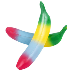 Sanqi Elan Rainbow Banana Squishy 18*4CM Soft Slow Rising with Packaging Collection Gift Toy