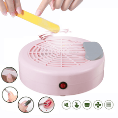 40W Strong Power Mute Nail Suction Dust Collector with Filter Nail Vacuum Cleaner Nail Fan Nail Art Equipment