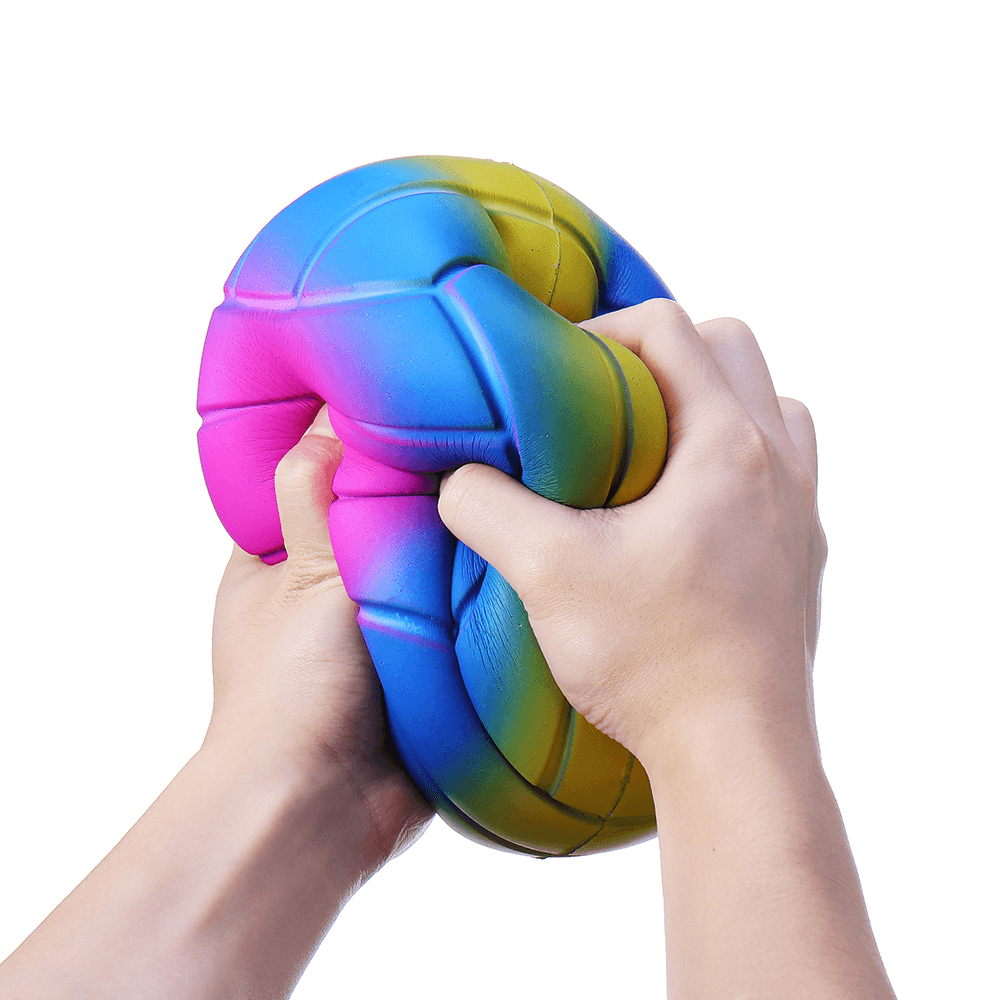 Cooland Riesiger Galaxie-Volleyball-Squishy, ​​20 cm, riesiges, langsam steigendes Spielzeug, Cartoon-Geschenkkollektion