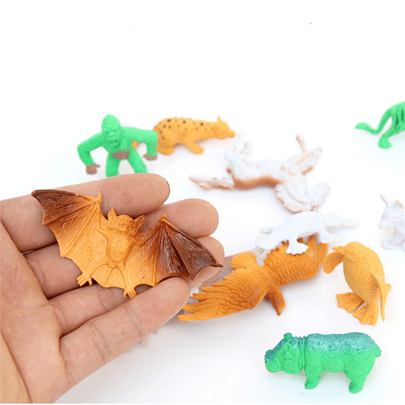 68PCS Kunststoff Bauernhof Hof Wilde Tiere Zaun Baum Modell Kinder Spielzeug Figuren Spielen Neue