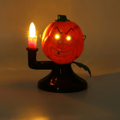 Halloween Party Home Decoration Supplies Portable Luminous Ghost Lamp Toys for Kids Children Gift