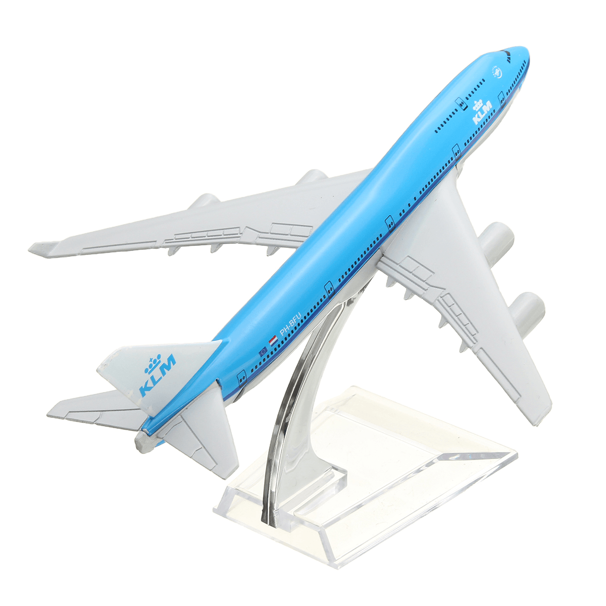 NEU 16 cm Flugzeug Metall Flugzeug Modell Flugzeug B747 KLM Flugzeug Maßstab Flugzeug Schreibtisch Spielzeug