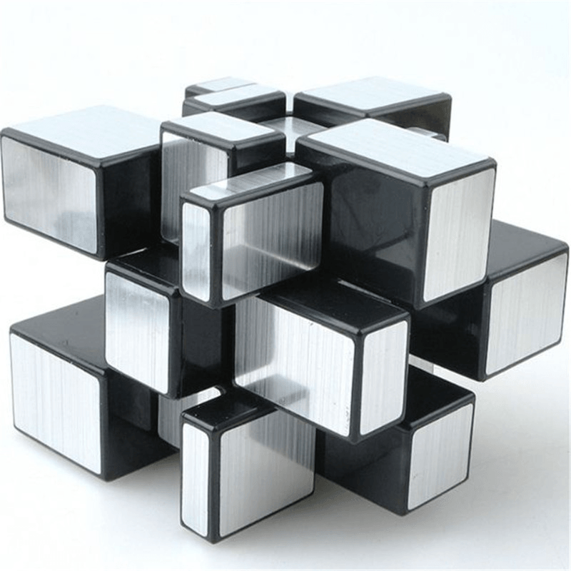 3X3X3 57Mm Wire Drawing Style Mirror Magic Cube Challenge Gifts Cubes Educational Toy