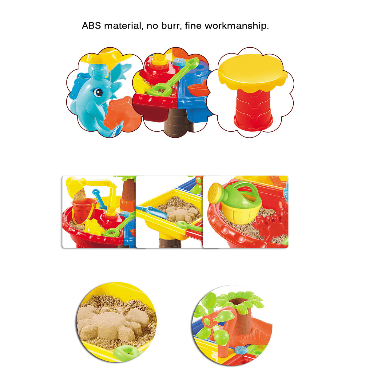 2 in 1 Multi-Style Sommer Strand Sand Kinder spielen Wasser graben Sanduhr spielen Sand Werkzeug Set Spielzeug für Kinder perfektes Geschenk