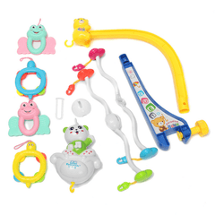 Melodien Lied Baby Mobile Krippe Bett Glocke Kind Elektrische Spieluhr Liebe Weiche Bunte Plüsch Puppen Spielzeug