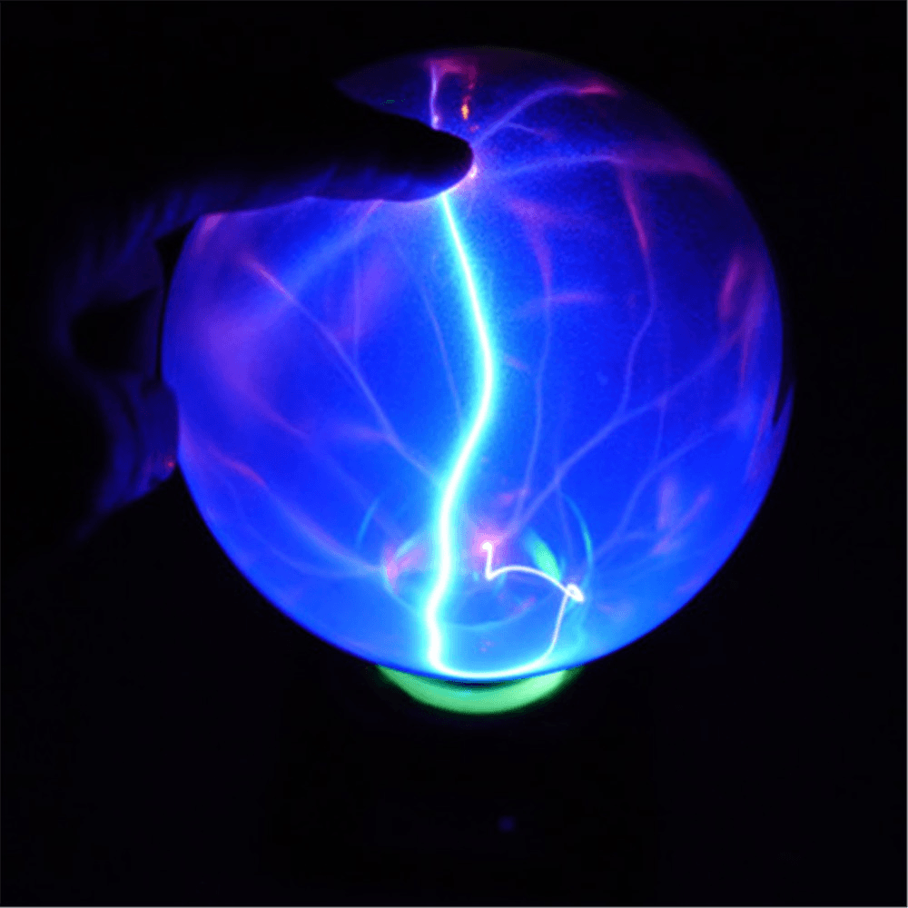 5 Zoll Musik Plasma Ball Kugel Licht Kristall Licht Magische Schreibtischlampe Neuheit Bule Licht Home Decor