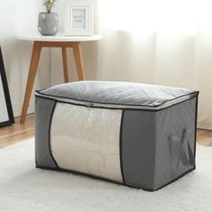 Woven Bamboo Charcoal Moisture-Proof Quilt Bag Creative Homeware Toys Clothing Storage Bag Storage Bag Moving Bag