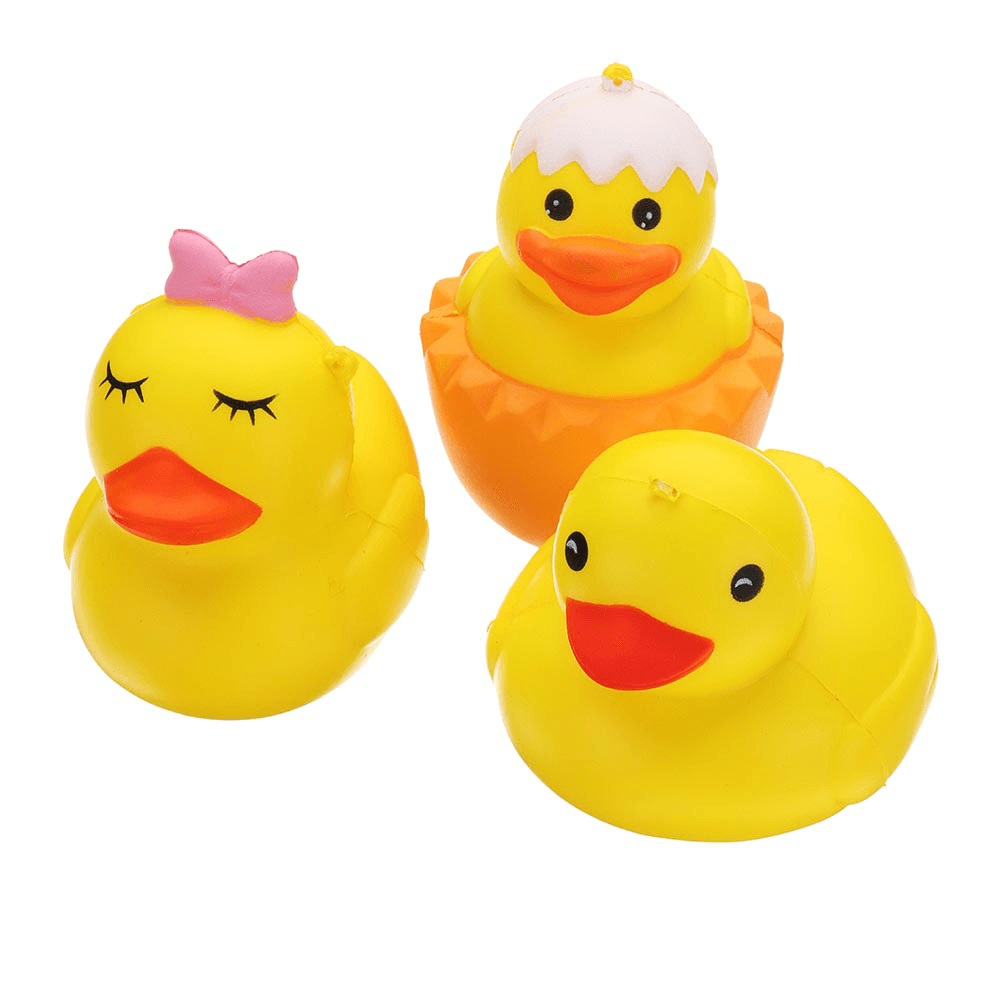 Cartoon Yellow Duck Squishy 9.5*8CM Slow Rising with Packaging Collection Gift Soft Toy