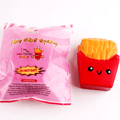 Sanqi Elan Squishy French Fries Chips Licensed Slow Rising with Packaging Collection Gift Decor Toy