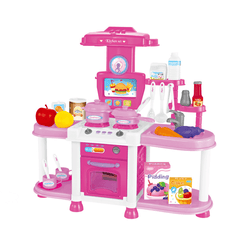 Children'S Playhouse Kitchen Toy Set Sound and Light Sound Effects Girls Cook and Cook Utensils