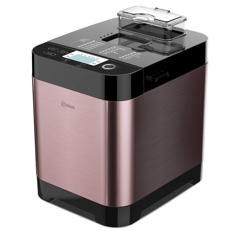 Donlim DL-T06S-K Brotbackautomat für den Haushalt, automatisch und multifunktional, zum Streuen von Fruchtjoghurt von Eco-System