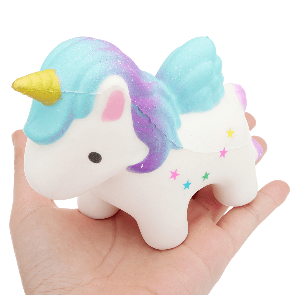 Einhorn Squishy 12*9CM Duftender Squeeze Slow Rising Collection Spielzeug Weiches Geschenk