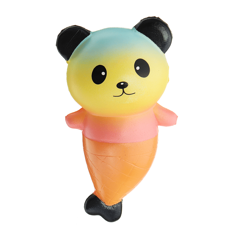 PURAMI Panda Squishy 16 cm, langsam aufsteigend, mit Verpackung, Sammlung, Geschenk-Stofftier