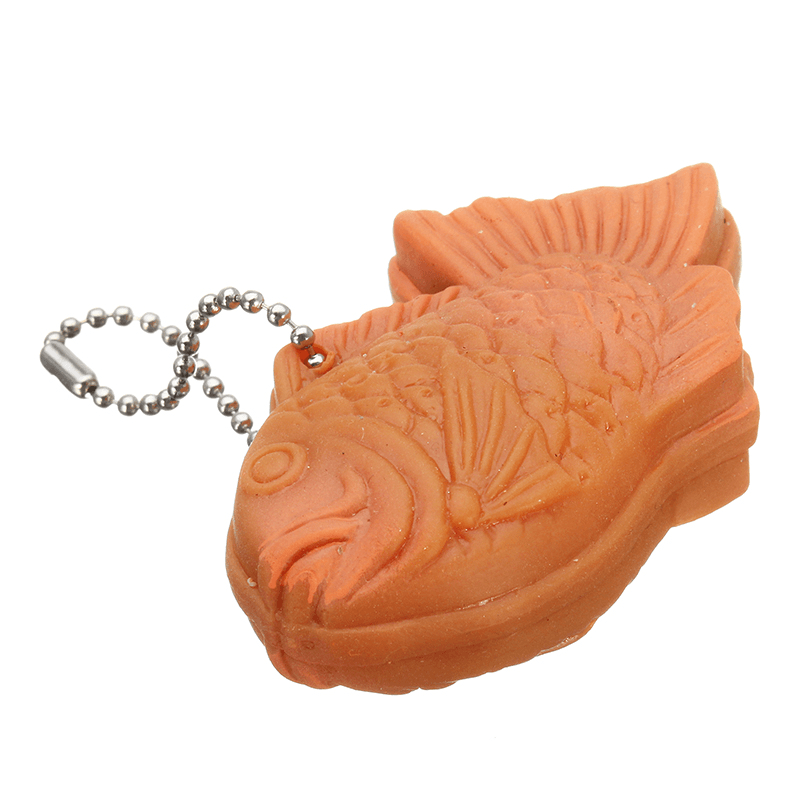 IKUURANI Taiyaki Squeeze Snapper Fish Squishy Slow Rising Toy