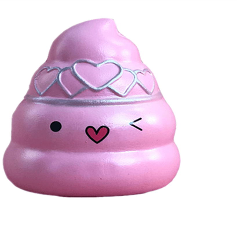 Purami Squishy Sweet Expressions Poo Jumbo 8CM Slow Rising Soft Toys with Packaging Gift Decor