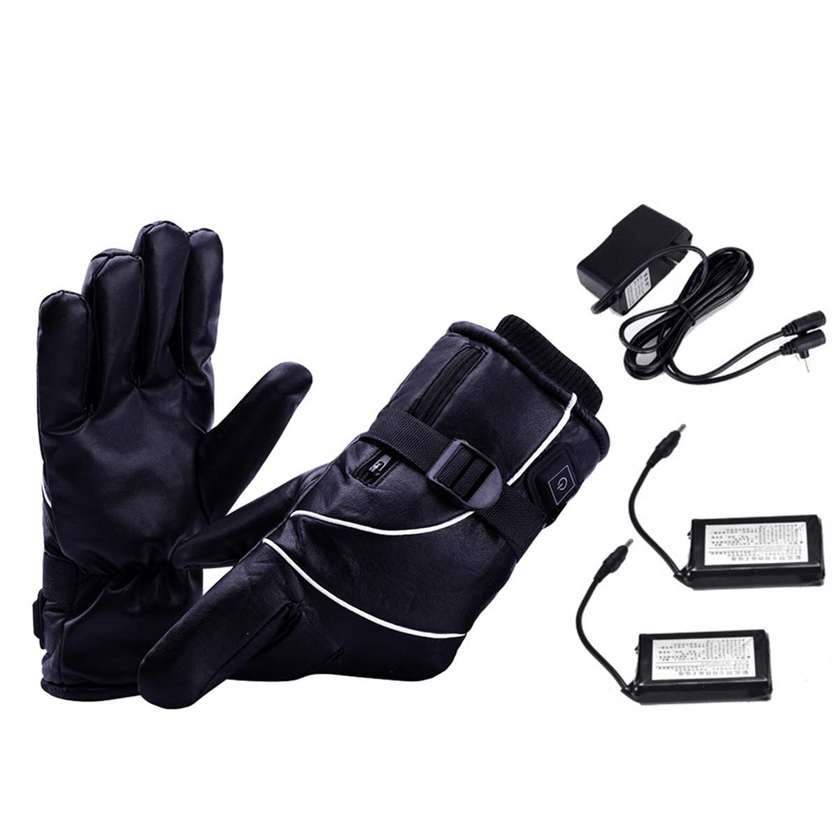 4000/6000Mah Electric Battery Heating Gloves Men Women Winter Heated Warmer Sport Protector