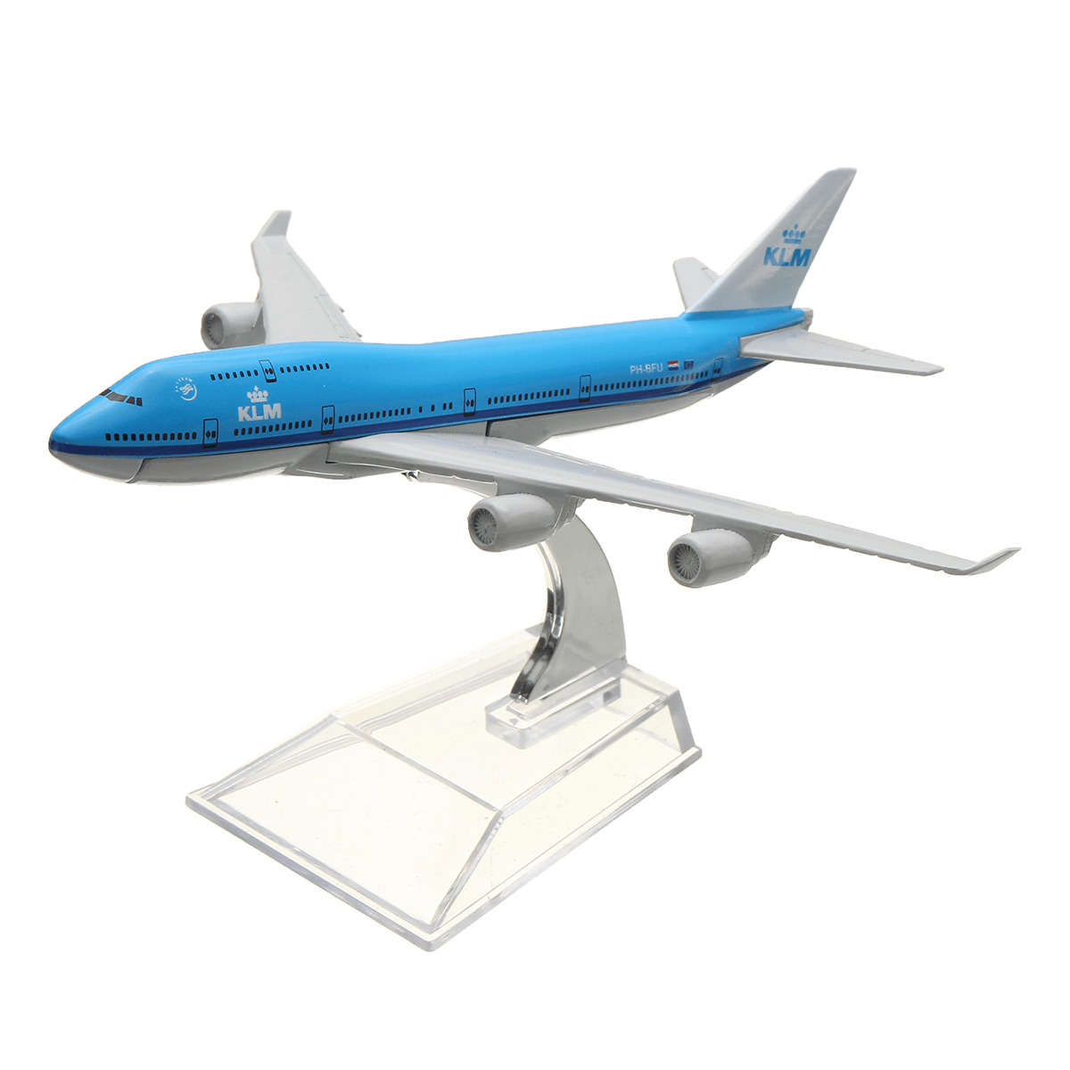 NEU 16 cm Flugzeug Metall Flugzeug Modell Flugzeug B747 KLM Flugzeug Maßstab Flugzeug Schreibtisch Spielzeug