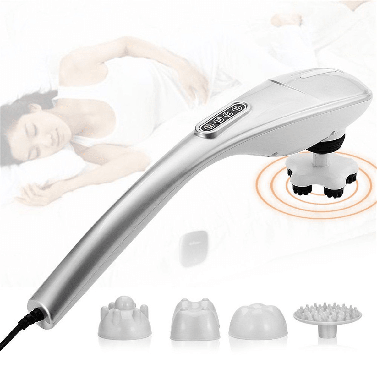 110V Intelligent Multifunctional Massager Handheld Electric Massager Body Back Neck Foot Vibrating Therapy Machine