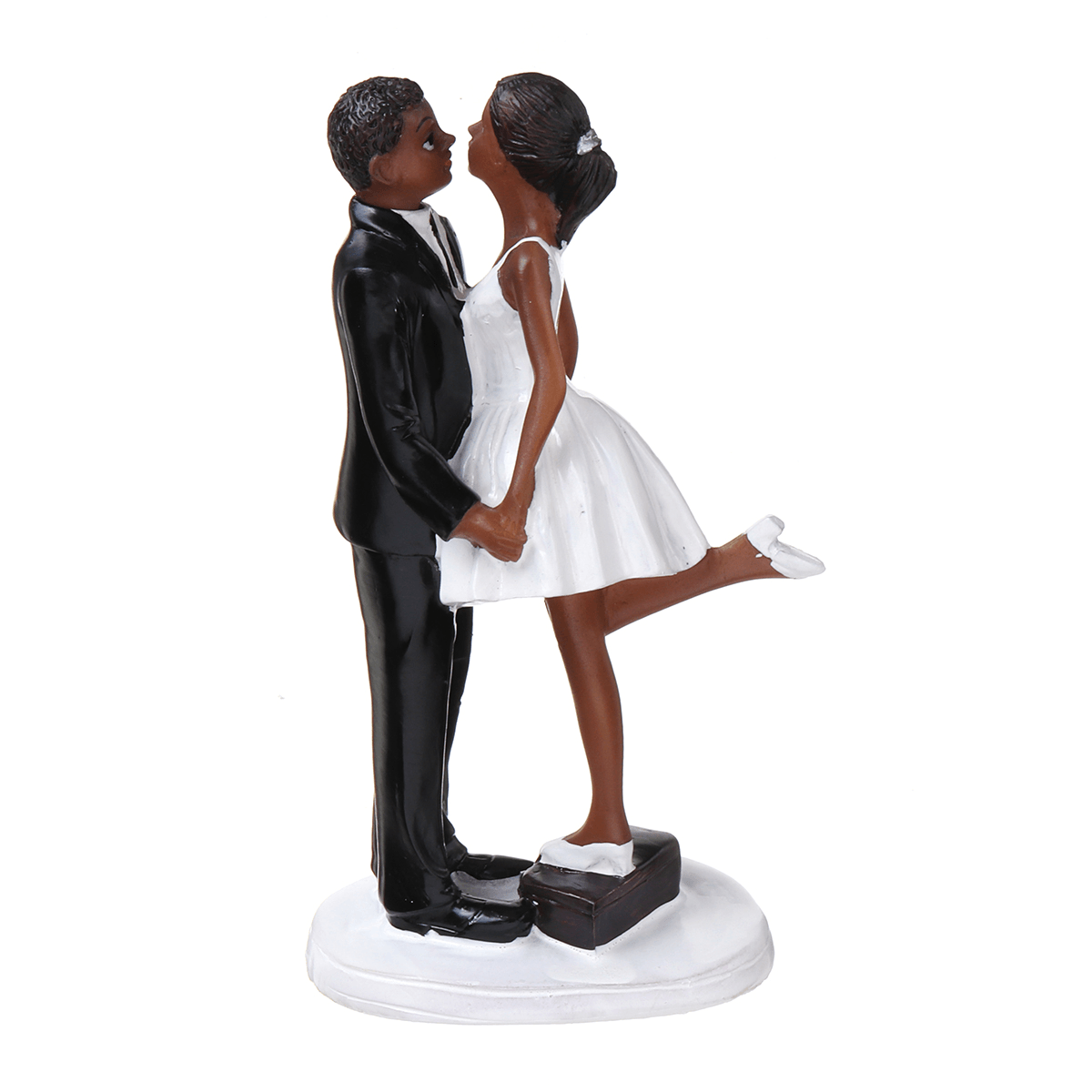 Romantische lustige Hochzeitstorte Topper Figur Braut Bräutigam Paar Brautdekorationen