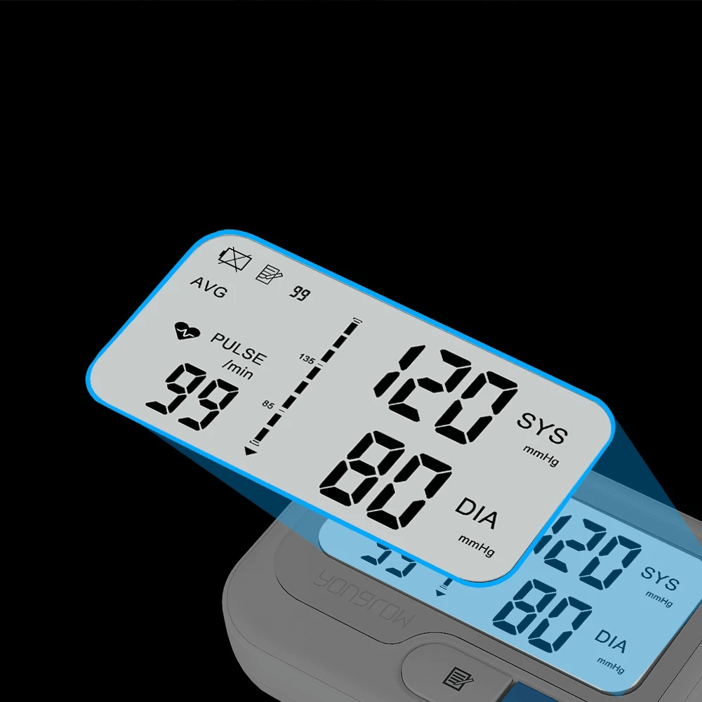 Automatisches digitales Handgelenk-Blutdruckmessgerät, Blutdruckmessgerät, Tonometer, Tensiometer, Herzfrequenz-Pulsmesser, BP-Monitor