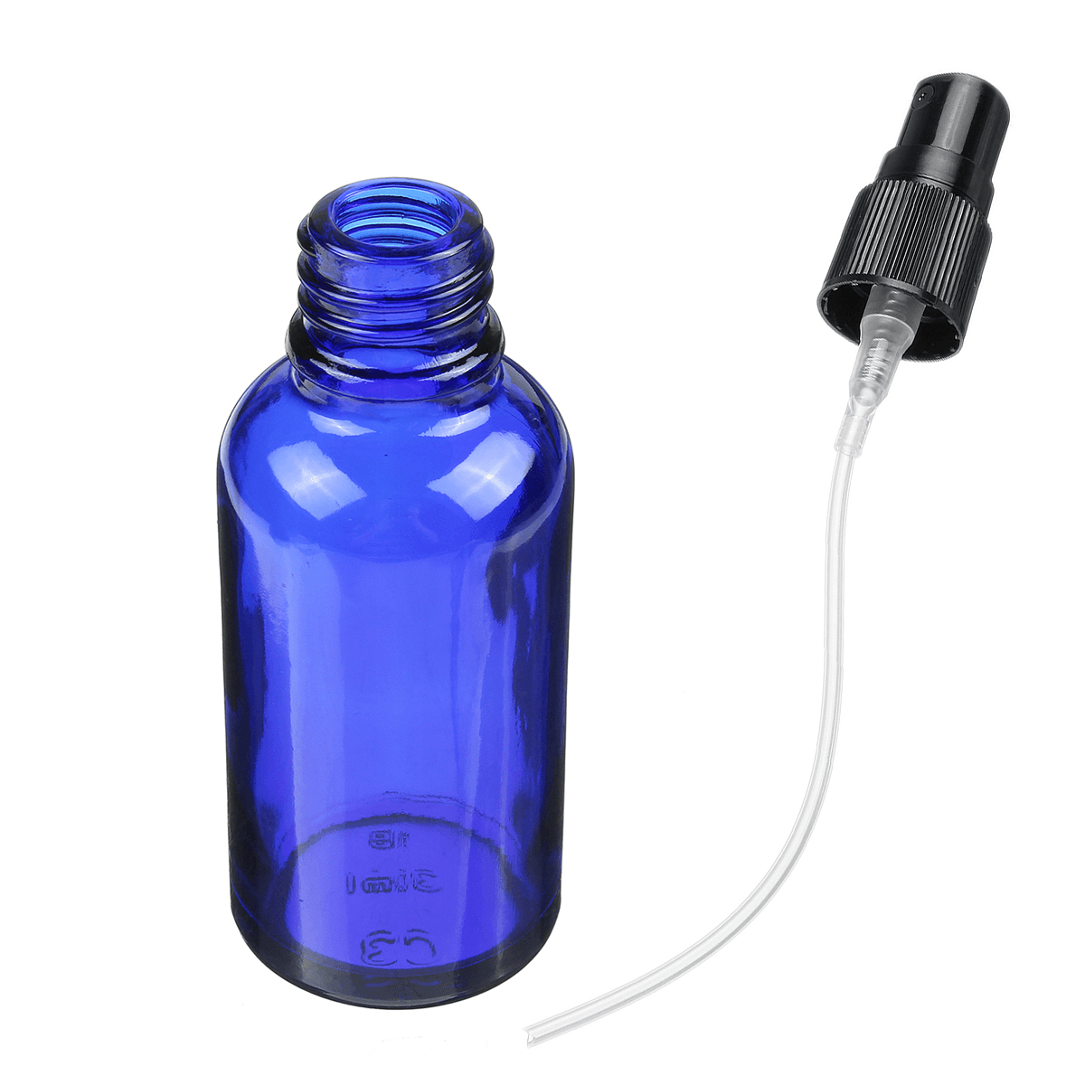 30Ml/50Ml/100Ml Blue Glass Bottle Sprayer Portable Essential Oils Perfume Container