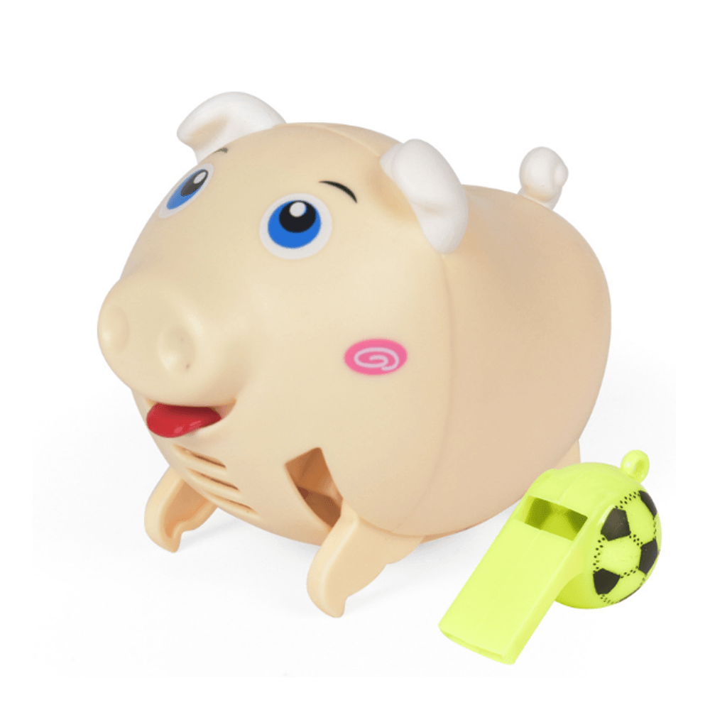 Whistle Pig Voice-Activated Induction Electric Children'S Toys Lighting Music Whistling Can Run