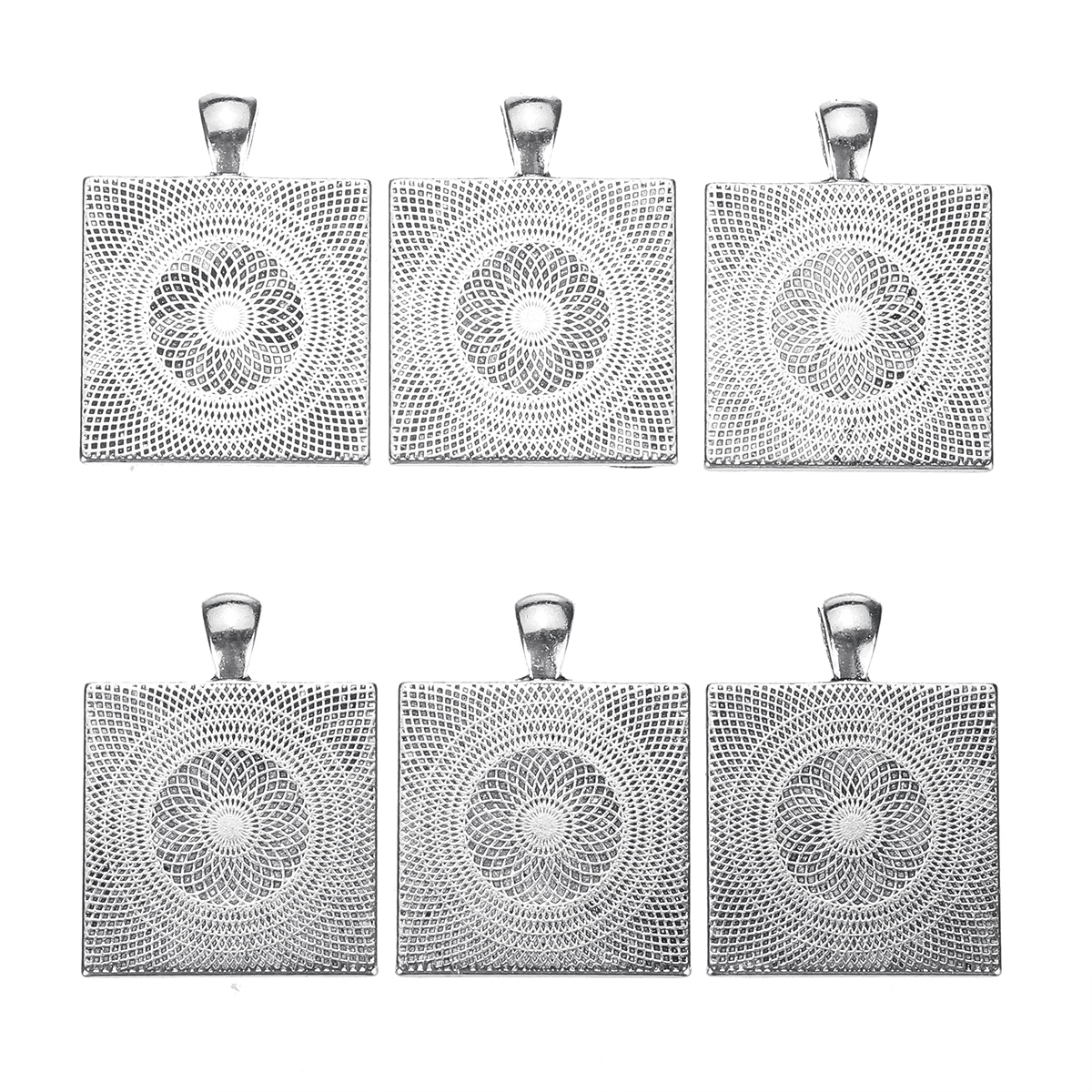 35-teiliges Edelstein-Epoxidform-Set, Kombinationsset mit runder, quadratischer, ovaler Legierungsbasis