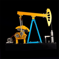 Teching Assembly Pumping Unit Metal Assembly Model Simulation Puzzle Teaching DIY Toy Gift