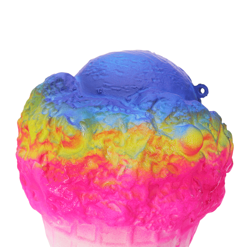 19Cm Jumbo Squishy Ice Cream Multicolor Slow Rising Soft Collection Gift Decor Toy