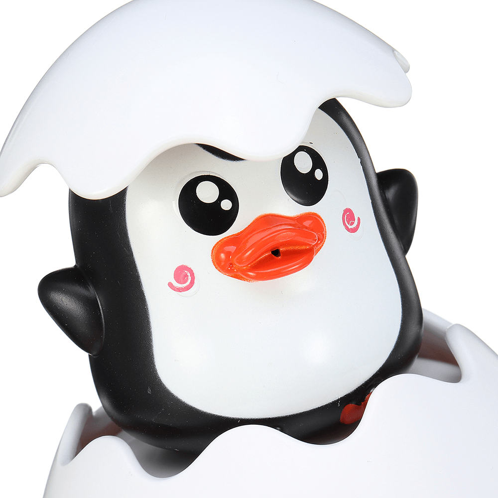 Children Bath Shower Toys Spraying Water Duck Penguim Eggs Cartoon Cute Bathroom Showering Toy