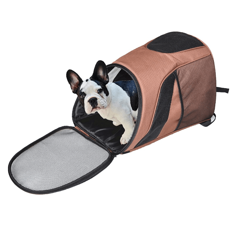 Transportín para mascotas, mochila de malla para exteriores de viaje Premium, bolsa de transporte, accesorio para perros, gatos, conejos, jaula para mascotas pequeñas