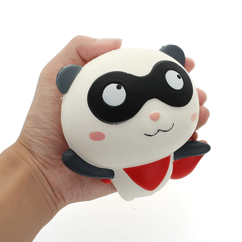 Yunxin Squishy Panda Man Robin Team 12Cm Slow Rising with Packaging Collection Gift Decor Toy