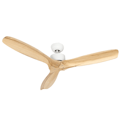 110V 52 Inch Wooden Ceiling Fan Modern Remote Control Home Living Room Ventilators Decor