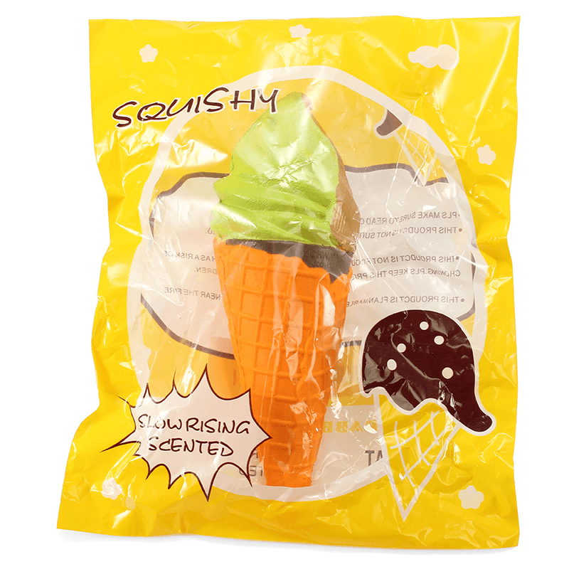 Yunxin Squishy Ice Cream 18Cm Slow Rising with Packaging Collection Gift Decor Soft Squeeze Toy