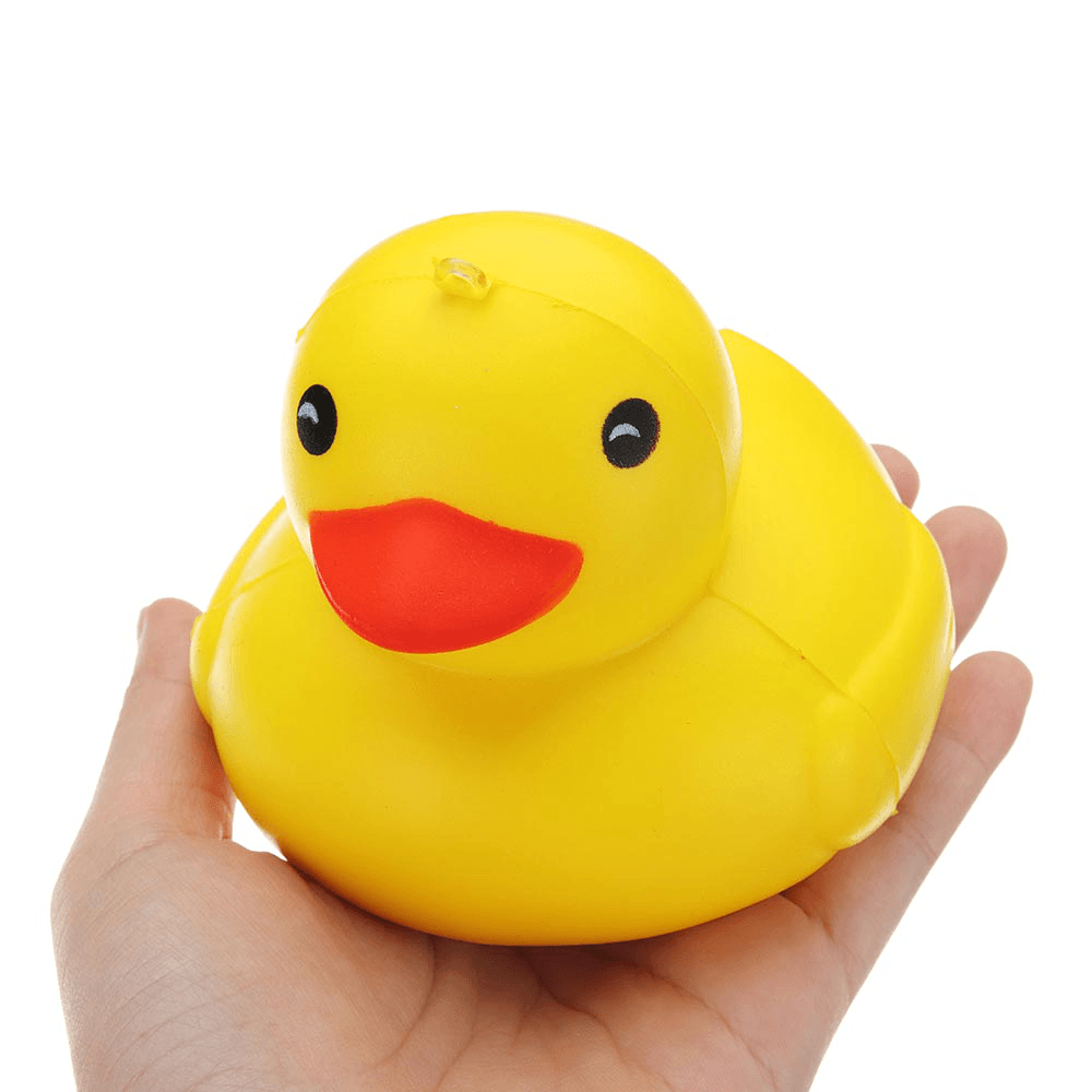 Cartoon Yellow Duck Squishy 9.5*8CM Slow Rising with Packaging Collection Gift Soft Toy